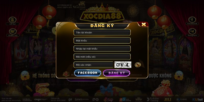 Chi tiết các bước để hội viên đăng ký Xocdia88