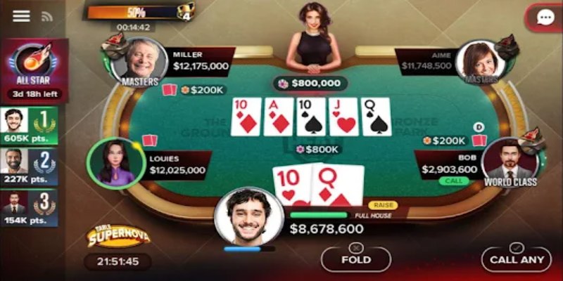 Thông tin về game bài Poker tại cổng game XocDia88